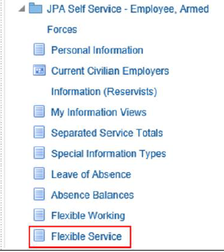 Flexible service image